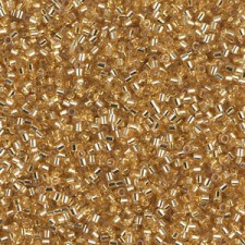 Miyuki delica beads 15/0 - Silver lined gold DBS-42